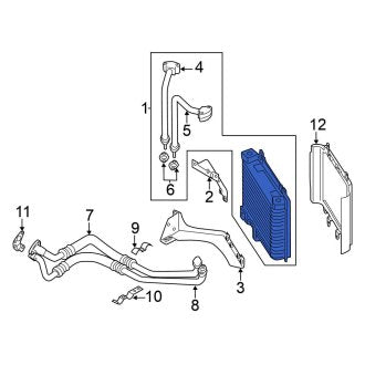 New OEM Engine Oil Cooler Fits, 2009-2021, 2023-2024 Nissan GT-R - Part # 21305-JF02B