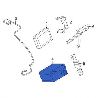 New OEM Radio Control Unit Fits, 2011-2012 Nissan GT-R - Part # 25915-JF33B