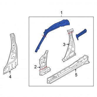 New OEM Left Uniside Fits, 2009-2016 Nissan GT-R - Part # G6021-JF0MA