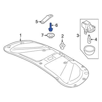 New Fits Nissan, Deck Lid Handle Bolt - Part # 112500861