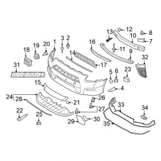 New Fits Nissan, Bumper Impact Bar Bolt - Part # 081A68902A