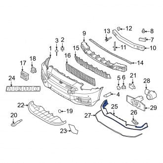 New OEM Front Spoiler Fits, 2024 Nissan GT-R - Part # 96015-6HW5A