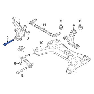 New Fits Nissan, Steering Knuckle Bolt - Part # 40178AX06D