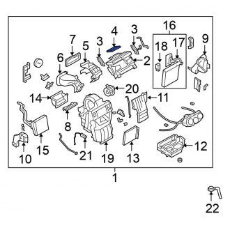 New Fits Nissan, Upper Instrument Panel Air Duct Seal - Part # 28713EL00A