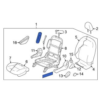 New OEM Front Left Seat Fits, 2019 Nissan Versa - Part # 87050-9KZ0A