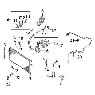 New Fits Nissan, A/C Refrigerant Line Hold Down - Part # 462714Z010