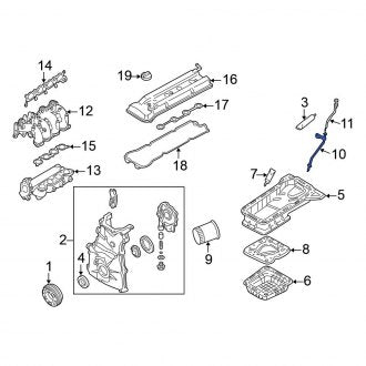 New Fits Nissan, Engine Oil Dipstick Tube - Part # 11150F4401