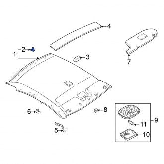 New Fits Nissan, Headliner Clip - Part # 739989E002