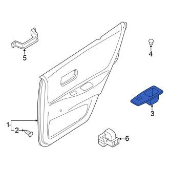 New Fits Nissan, Front Door Window Switch Bezel - Part # 809600Z822