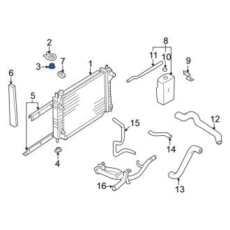 New Fits Nissan, Upper Radiator Insulator - Part # 215060B000