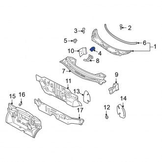 New Fits Nissan, Cowl Cover Grommet - Part # 668227B010