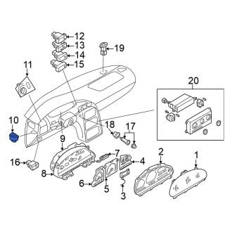 New Fits Nissan, Front Power Seat Switch - Part # 873177B020