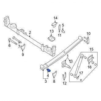 New Fits Nissan, Rear Leaf Spring Bushing - Part # 550461B700