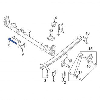 New Fits Nissan, Leaf Spring Shackle Bolt - Part # 011150003U