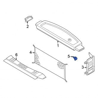 New Fits Nissan, Cargo Net Bracket - Part # 849957B002