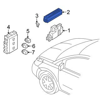 New Fits Nissan, Upper Fuse Box Cover - Part # 243825Z010