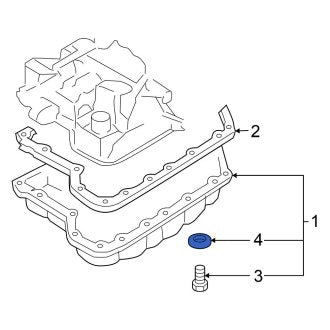 New Fits Nissan, Automatic Transmission Drain Plug Washer - Part # 110268Y000