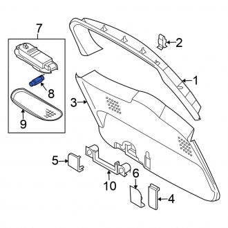 New Fits Nissan, Trunk Light Bulb - Part # 264955Z000