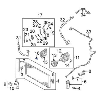 New Fits Nissan, A/C Compressor Brace - Part # 1193531U0A