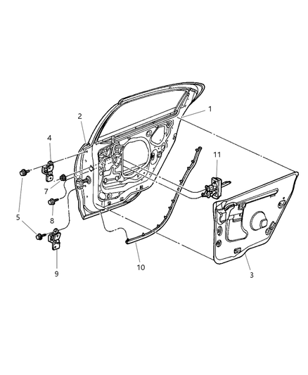 Weatherstrip Rear Door Opening