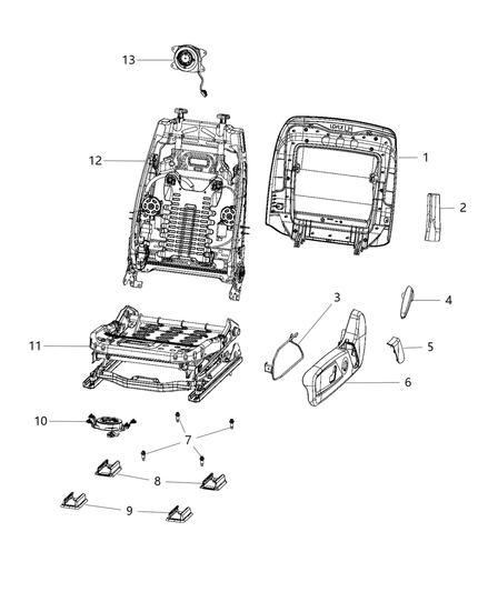 Cover Front Seat Anchor Bolt