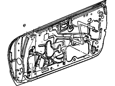 New 2001-2006 Fits Chrysler Sebring Door-Door Outer - Part # 4658459AD