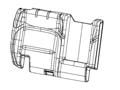 New 2020 Fits Chrysler Wrangler Rear Seat Back Cover - Part # 7AU74NR3AA