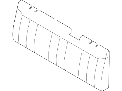 Cover Assy - Rear Seat Back