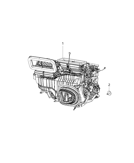 New 2020 Fits Chrysler Renegade Heat Unit - Part # 68461191AA