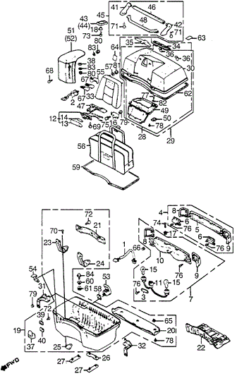 Bag, Trunk (Inner)