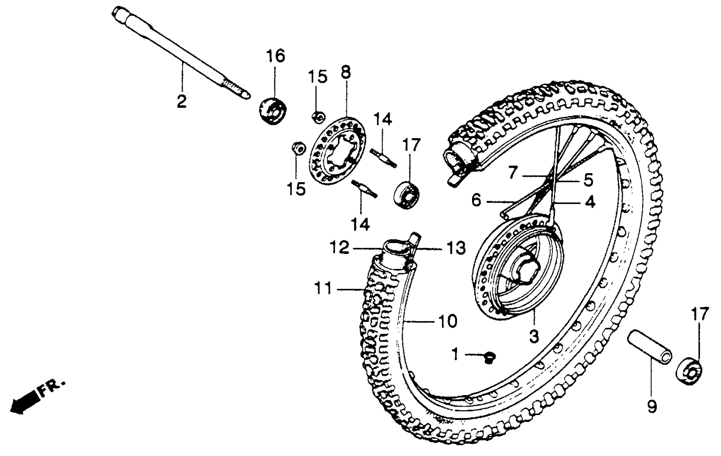 Spoke Assy. C, Fr.