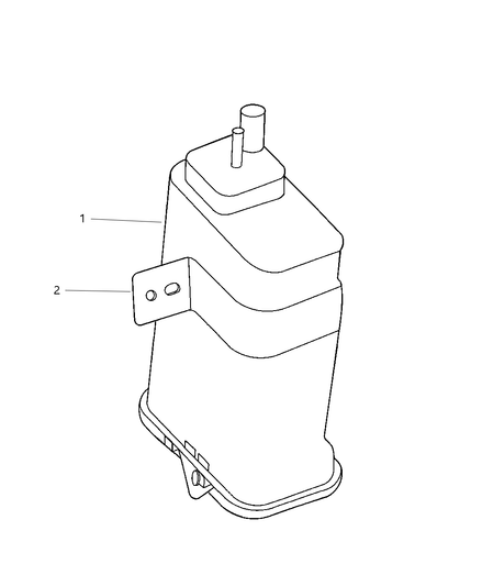 Bracket Vapor Canister