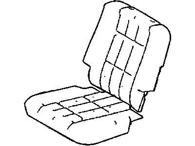 Seat Back Rear Left, Includes Cover