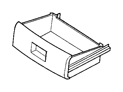 New 2001-2003 Fits Chrysler Grand Caravan, Town & Country Box Bin - Part # MW581L5