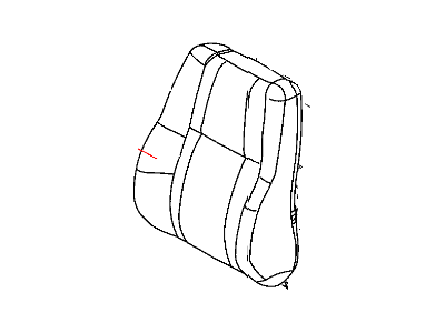 New 2006 Fits Chrysler Commander Front Seat Back Cover - Part # 1EX651J3AA