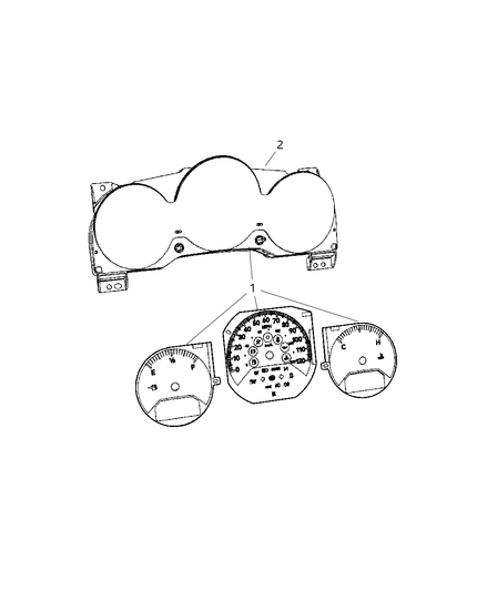 Mask And Lens Instrument Cluster