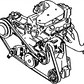 Belt, Accessory Drive, 3.3L Engine