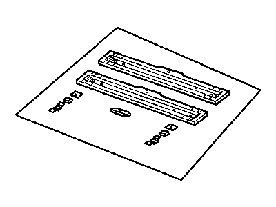New 2006 Fits Chrysler Wrangler Crossmember-Underbody - Part # 55176241AC
