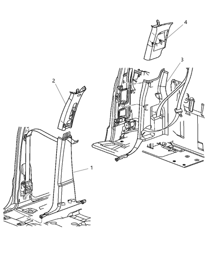 Molding C Pillar