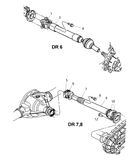 Flange Drive Shaft