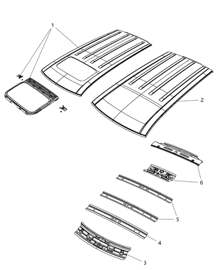 Header Roof Rear