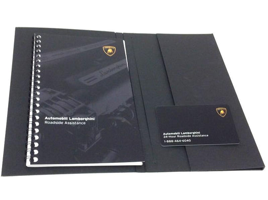New 2004-2011 Lamborghini Gallardo - Murcielago Roadside Assistance Manual