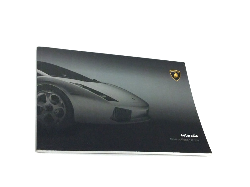 New OEM 2004 Lamborghini Gallardo Infotainment Manual Handbook English EURO Spec