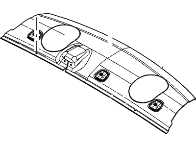 Panel Assy - Rear Package Tray Trim