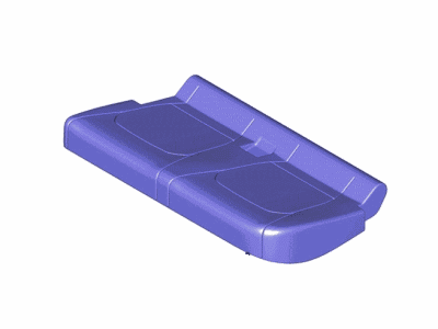 Cover Assy - Rear Seat Cushion