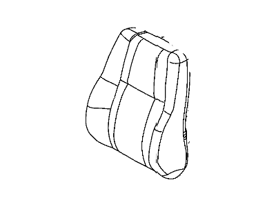 New 2011-2013 Fits Chrysler Grand Cherokee Front Seat Back Cover - Part # 5LL11JTLAA