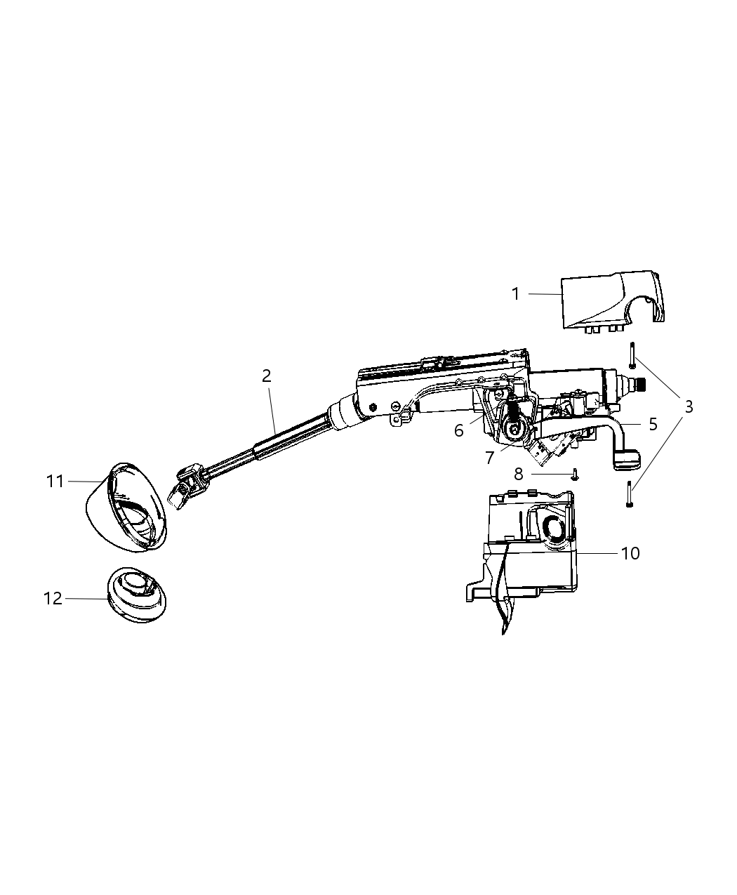 Shroud Steering Column Lower Lower