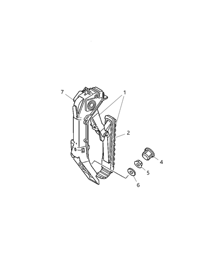 Bracket Pedal
