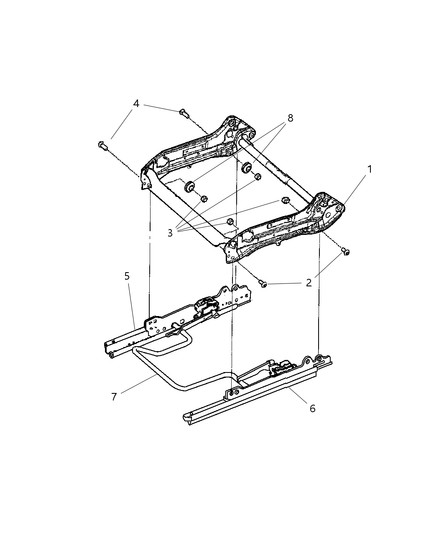 Adjuster Manual Seat Includes Towel Bar Pivot Bushing