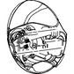 New 2009-2012 Fits Chrysler 1500 Cover-Steering Wheel Back - Part # 1PS361DVAA